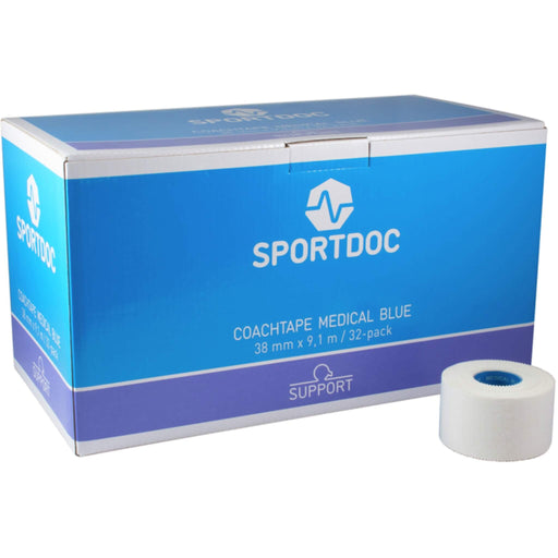 SportDoc Coachtejp (38 mm x 9,1 m) Vit