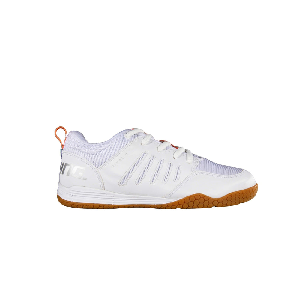 Salming Innebandyskor Rival 2 JR White/Nectarine