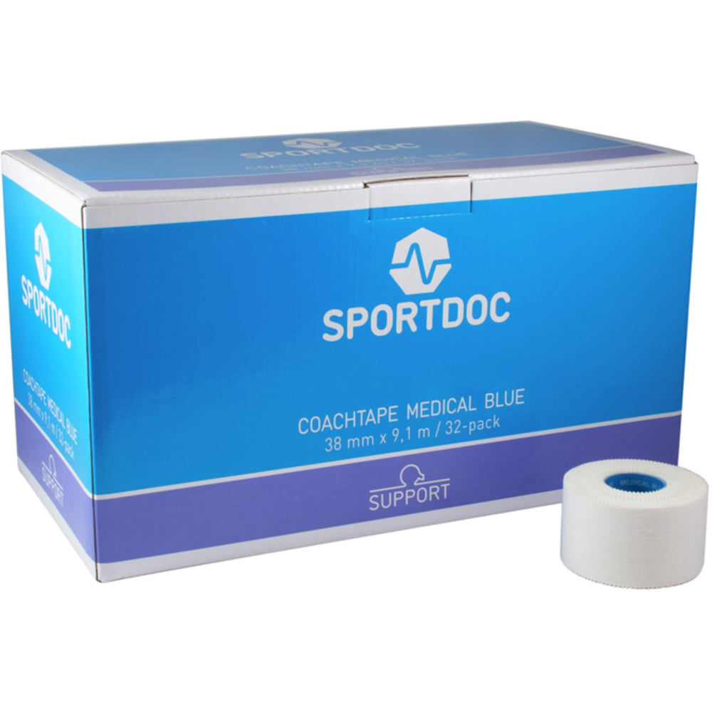 SportDoc Coachtejp (38 mm x 9,1 m) Vit